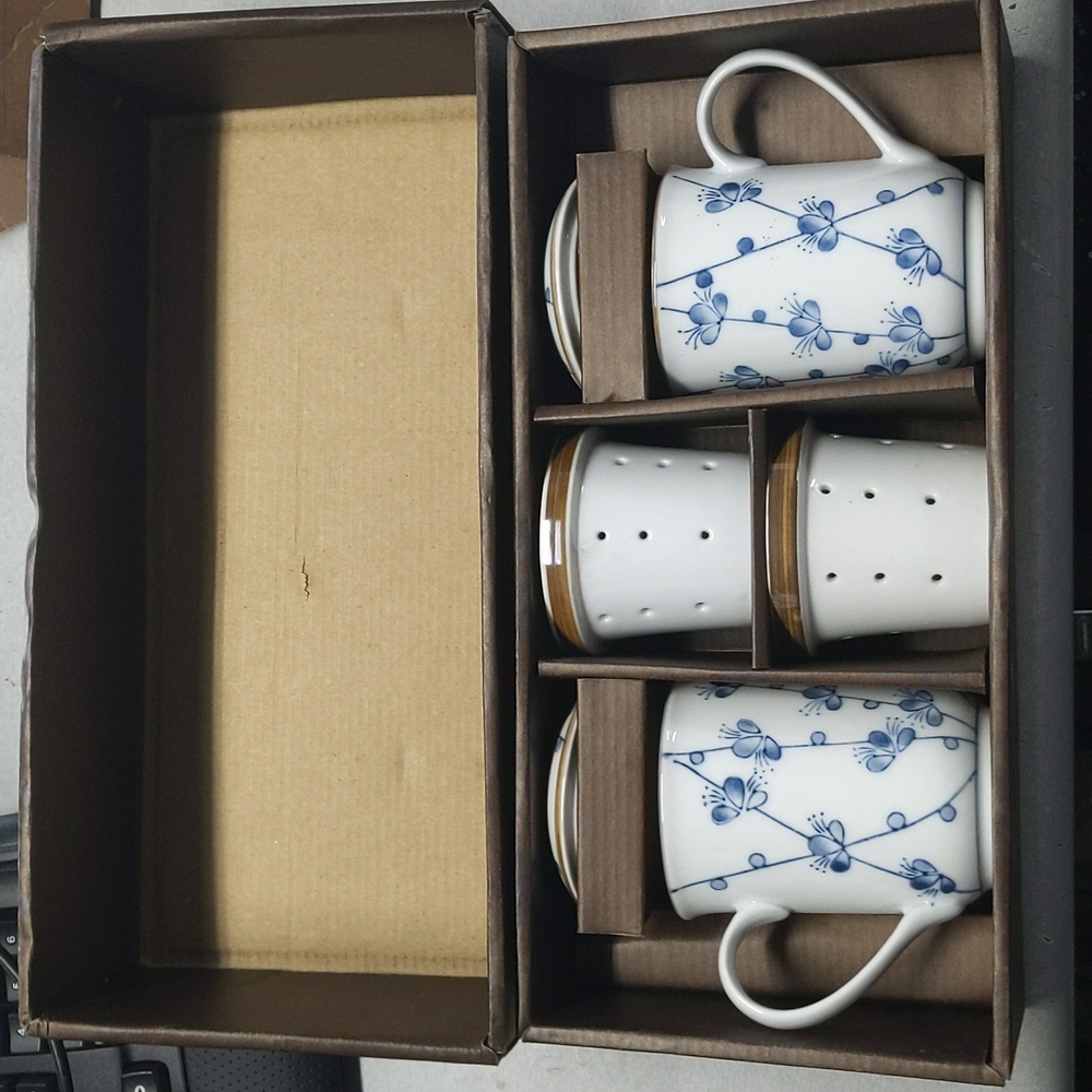 Y26 DELUXE MUG LID STRAINER SET FOR TWO